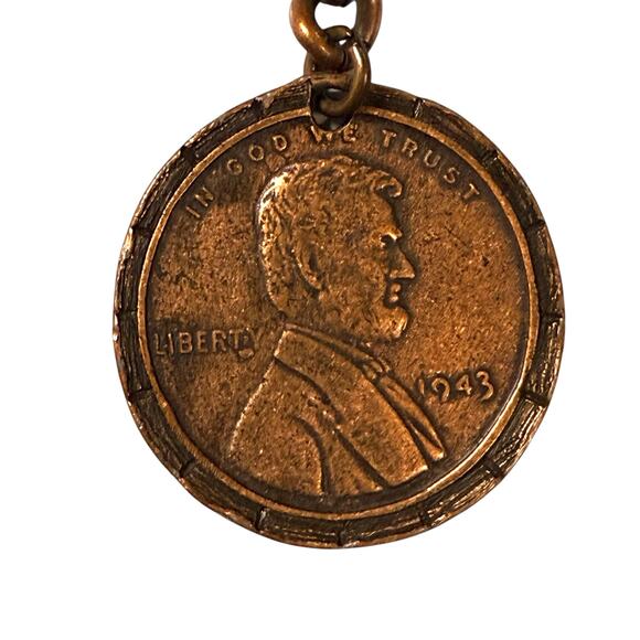 Vintage Penny Style Keychain Copper Marketing Token R. A. Prather & Sons Inc - Picture 3 of 6